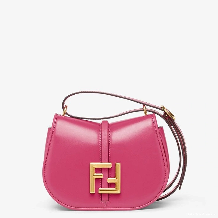 Affordable Leather Rose Calf Mini Bag Fendi C'mon In 0725